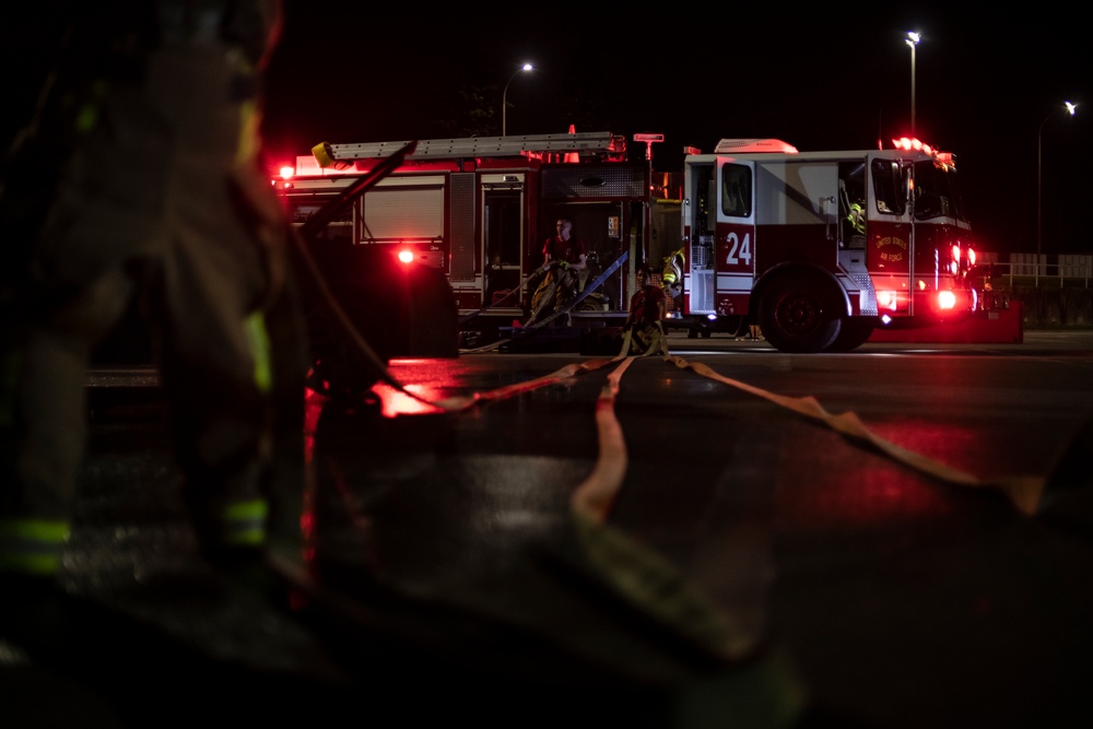 18th CES Fire Prevention Week demonstration