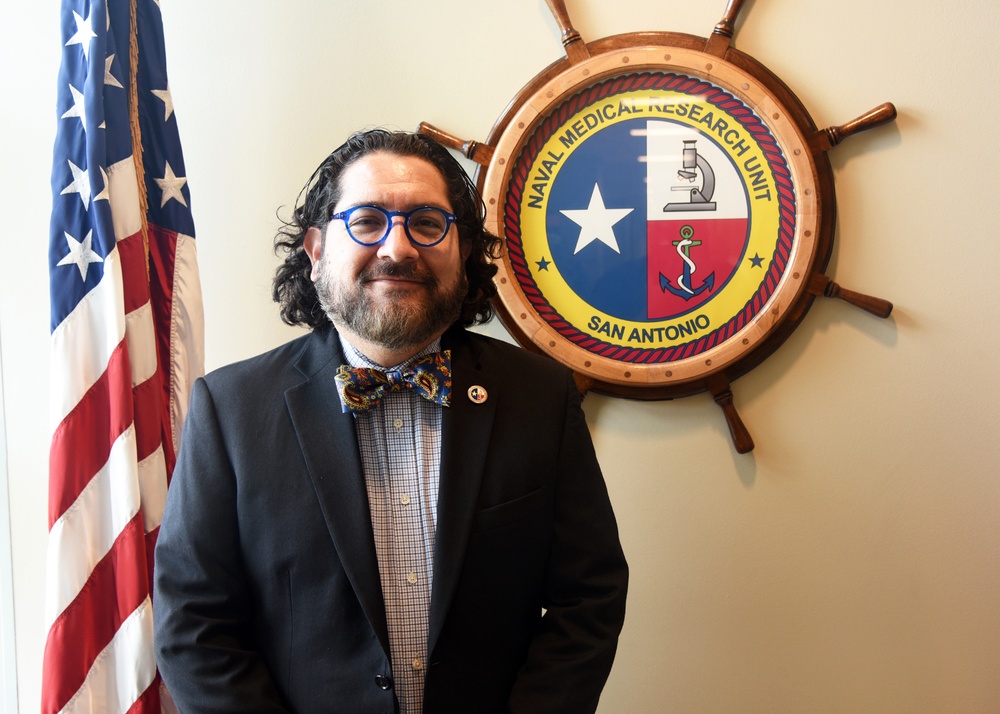 NAMRU San Antonio highlights Dr. Luis Martinez during National Hispanic Heritage Month