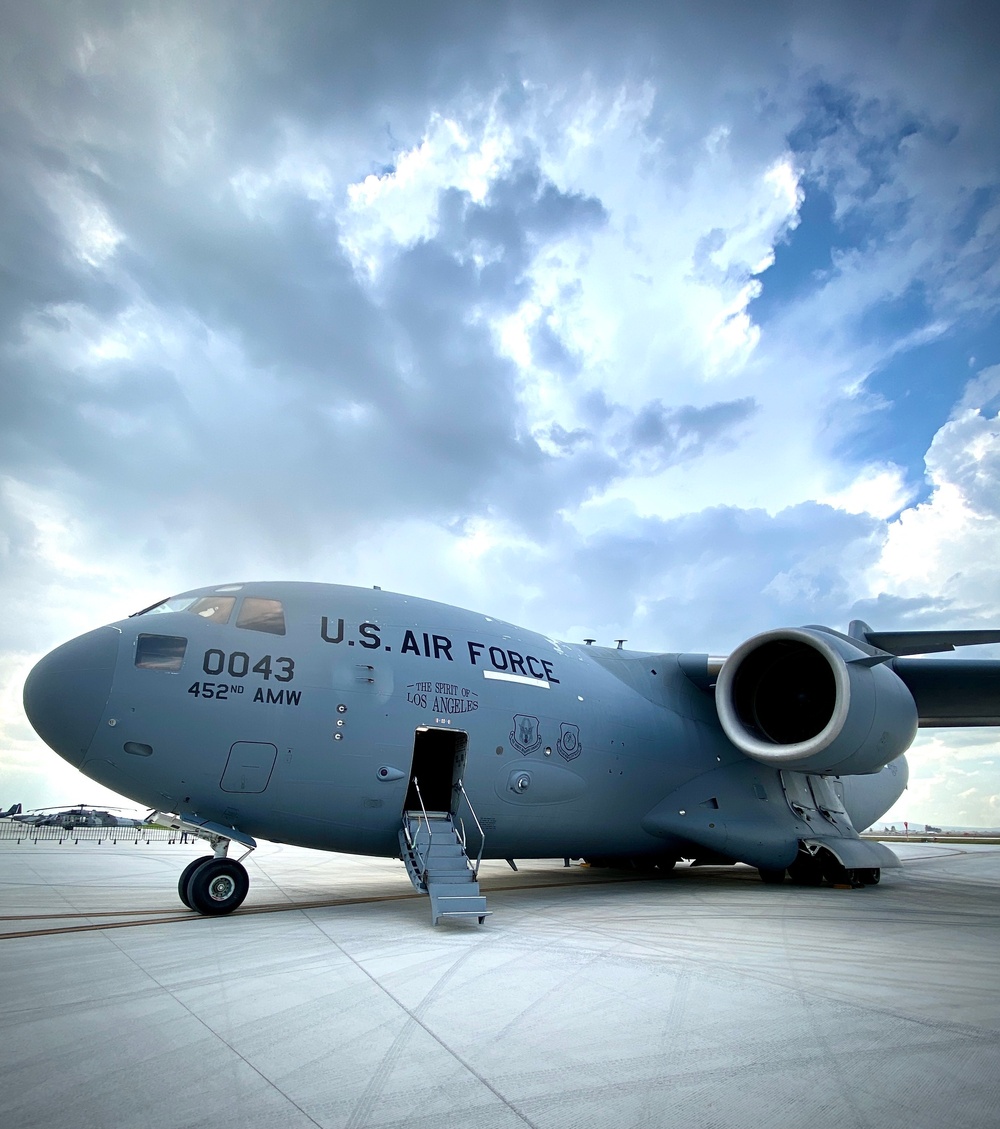 C-17 Arrives in Mexico for FAMEX 2021