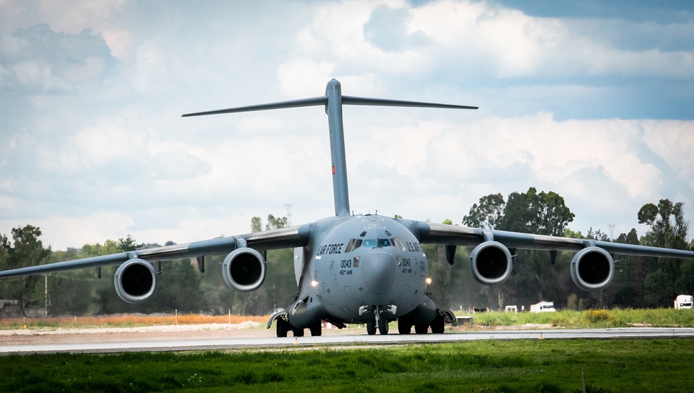 C-17 Arrives in Mexico for FAMEX 2021