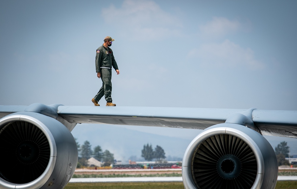 KC-135 Arrives in Mexico for FAMEX 2021