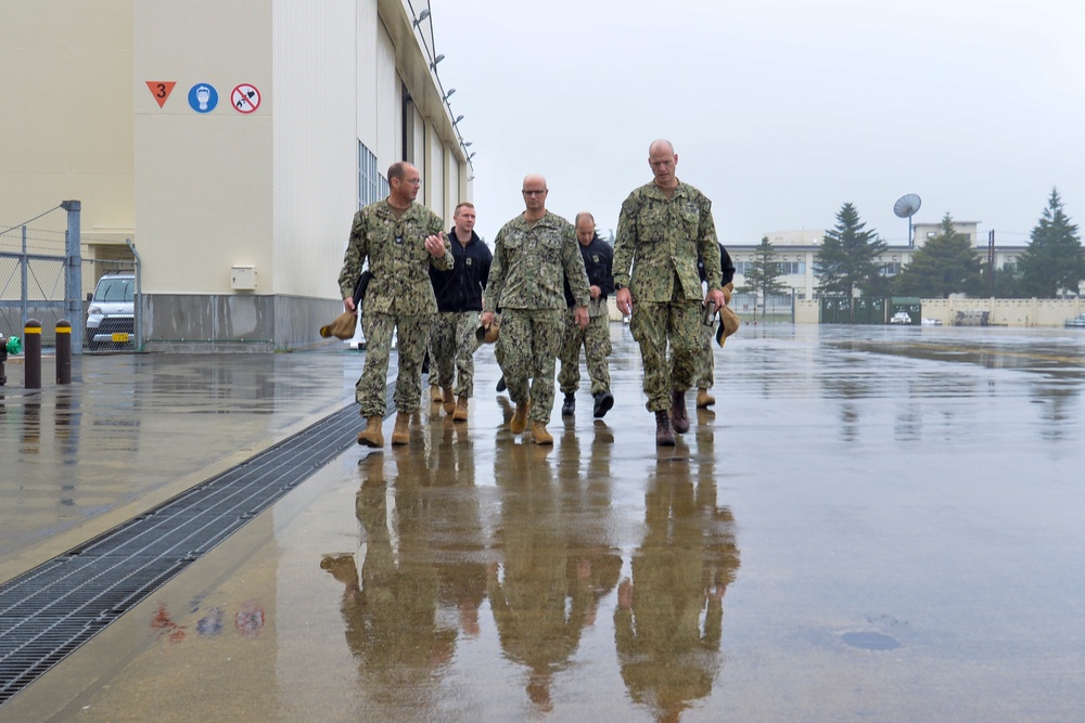 Rear Admiral Lahti Tours NAF Misawa