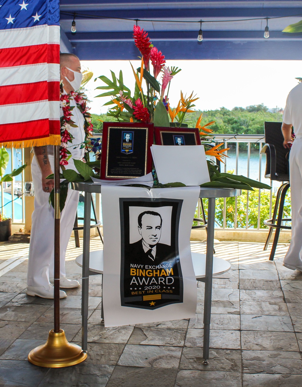 The Naval Base Guam Navy Exchange Received the Navy Exchange Bingham Award at Clipper Landing