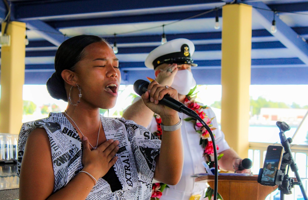 The Naval Base Guam Navy Exchange Received the Navy Exchange Bingham Award at Clipper Landing