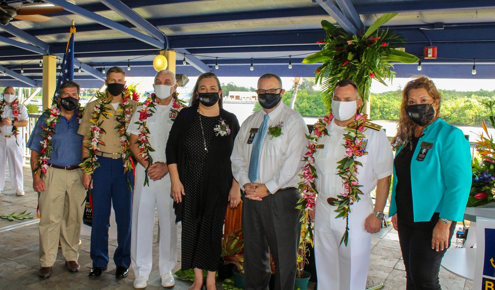 The Naval Base Guam Navy Exchange Received the Navy Exchange Bingham Award at Clipper Landing