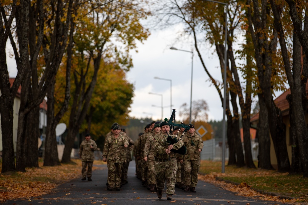 Black Horse Troop assumes responsibility of Battle Group Poland's UK reconnaissance element