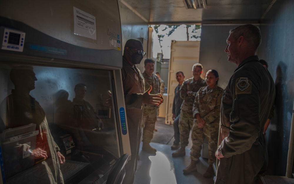 7th AF deputy commander integrates with the Wolf Pack