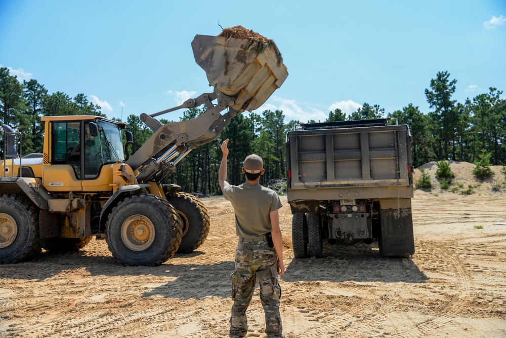 177th Fighter Wing Civil Engineer Squadron Makes Repairs at Warren Grove Range