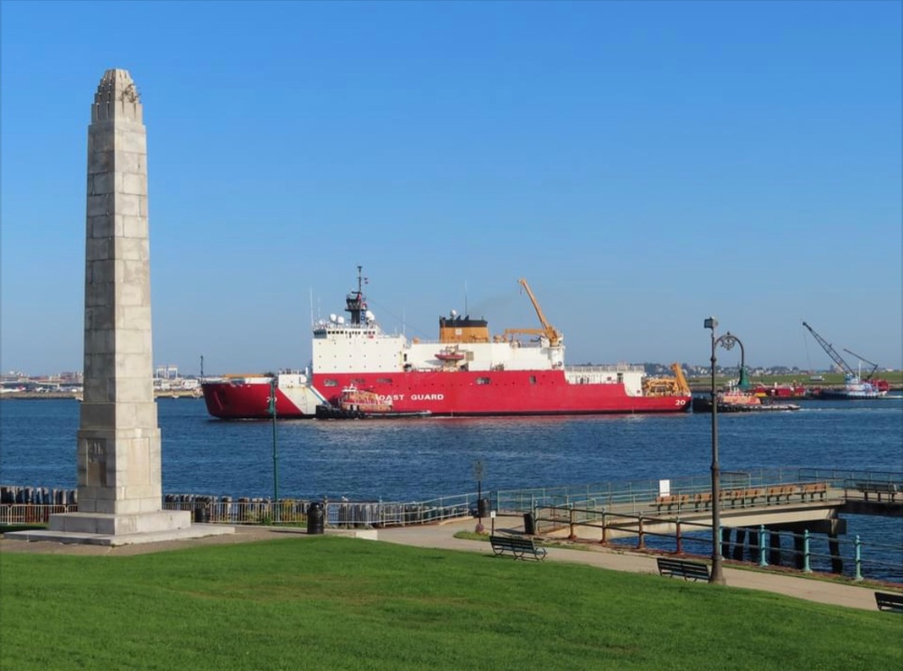 U.S. Coast Guard Cutter Healy visits Boston after Arctic patrol