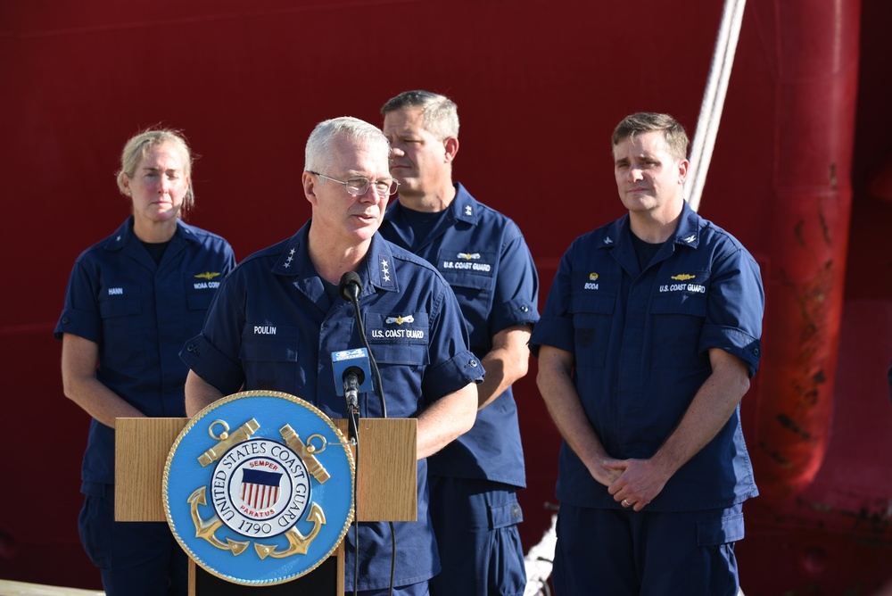 U.S. Coast Guard Cutter Healy visits Boston after Arctic patrol