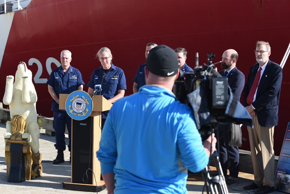 U.S. Coast Guard Cutter Healy visits Boston after Arctic patrol