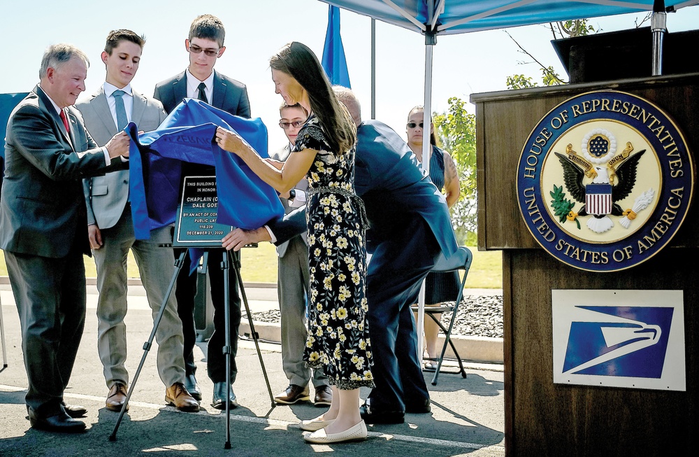 Building dedication honors fallen chaplain