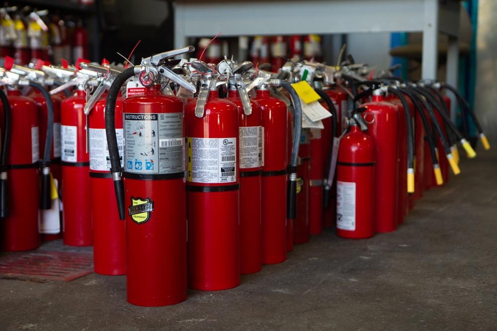 MCB Camp Lejeune Fire and Emergency Services fire extinguisher exchange