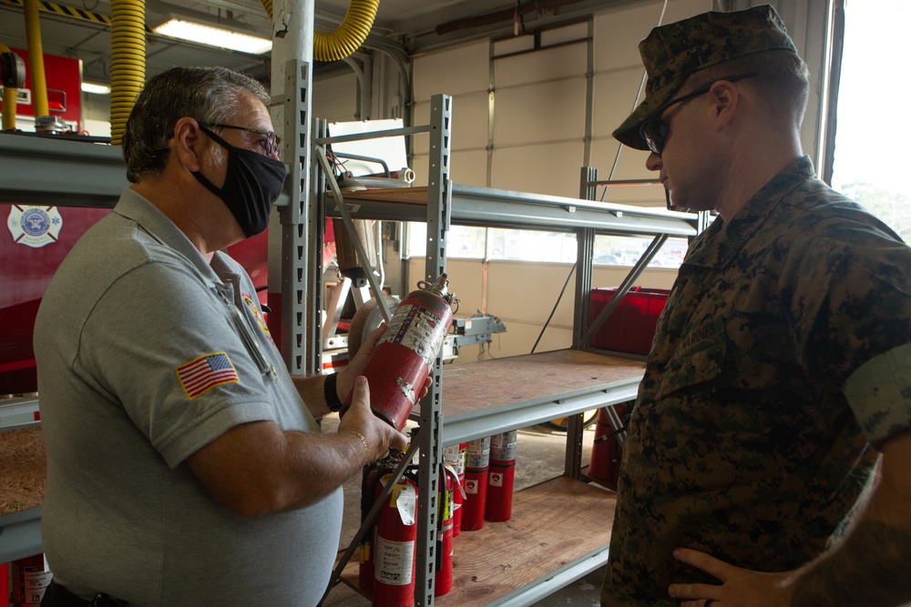 MCB Camp Lejeune Fire and Emergency Services fire extinguisher exchange