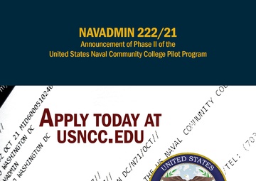 Navy Releases NAVADMIN 222/21 Announcing USNCC Pilot II