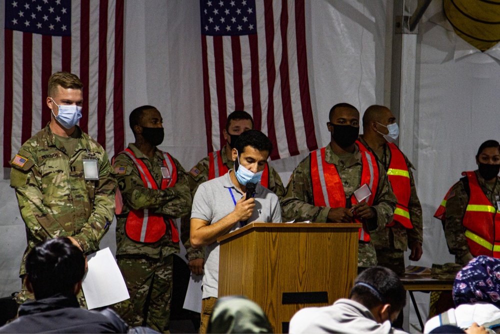 Task Force Eagle Welcomes Afghan Personnel To The United States