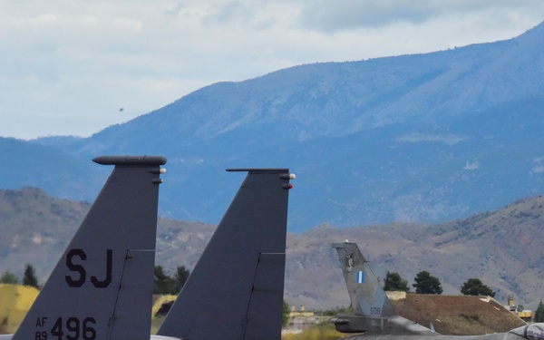 F-15s integrate with Greek partners at Castle Forge