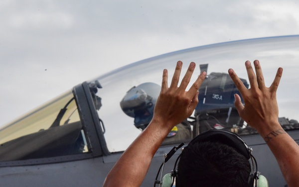 F-15s integrate with Greek partners at Castle Forge