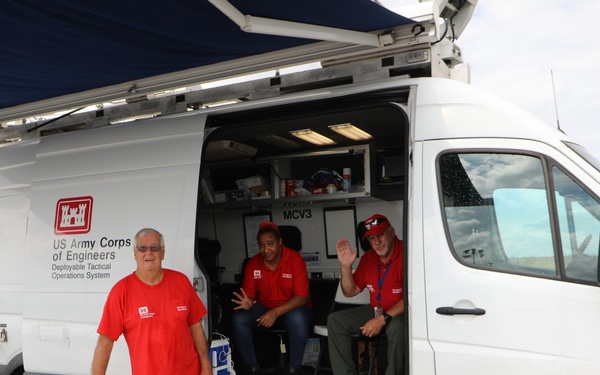 USACE offering Blue Roof signup at Dufresne Community Center in Luling, Louisiana