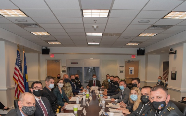 PDO ASD Cooper meets with Kosovo MOD Mehaj