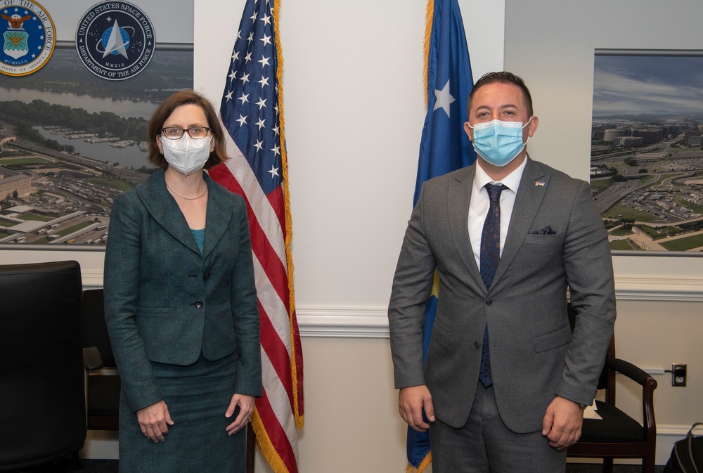 PDO ASD Cooper meets with Kosovo MOD Mehaj