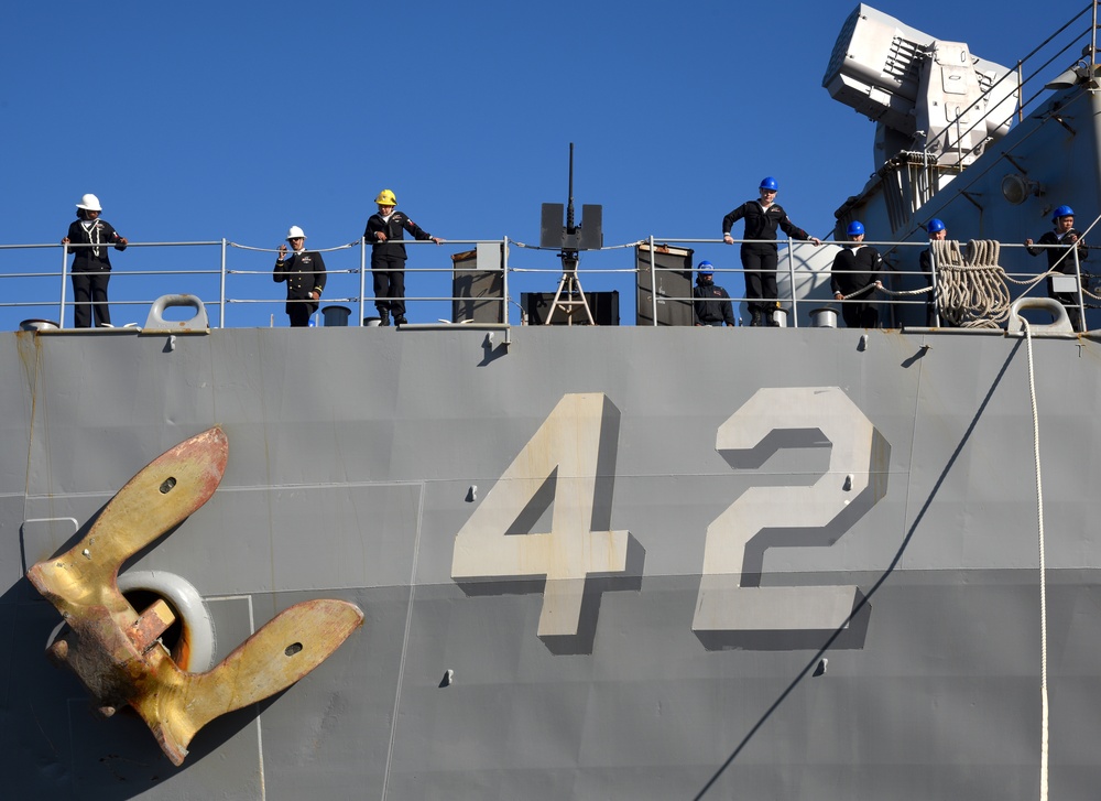 USS Germantown Arrives in San Diego