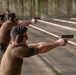 Sailors from NCBC Gulfport conduct pistol qualifications