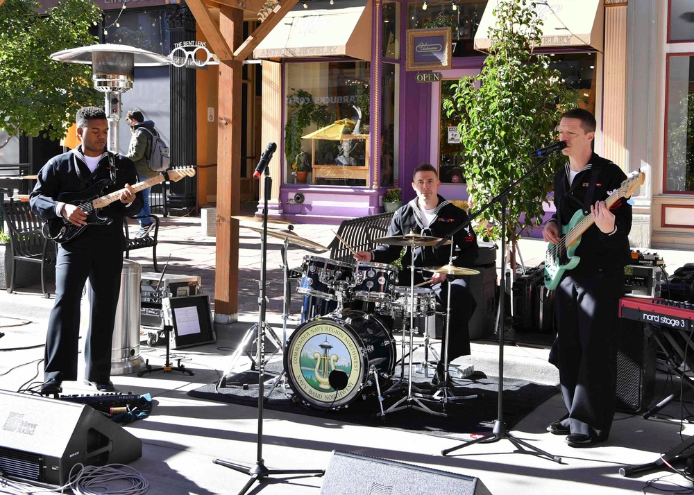 Navy Band Northwest Performs at Larimer Square