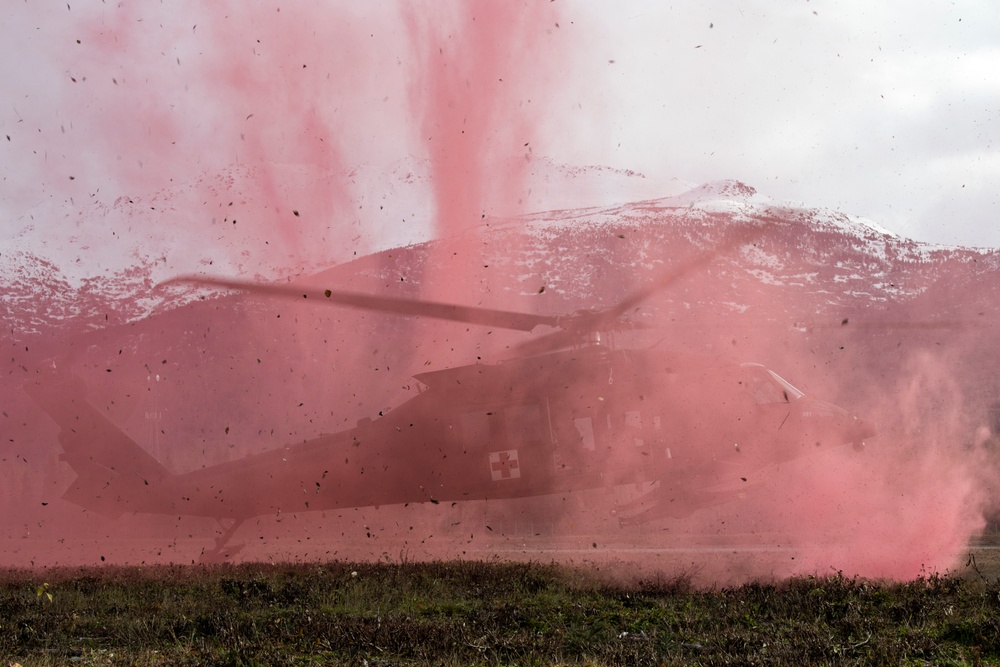 Alaska Air National Guard’s 212th Rescue Squadron conducts full mission profile exercise at JBER