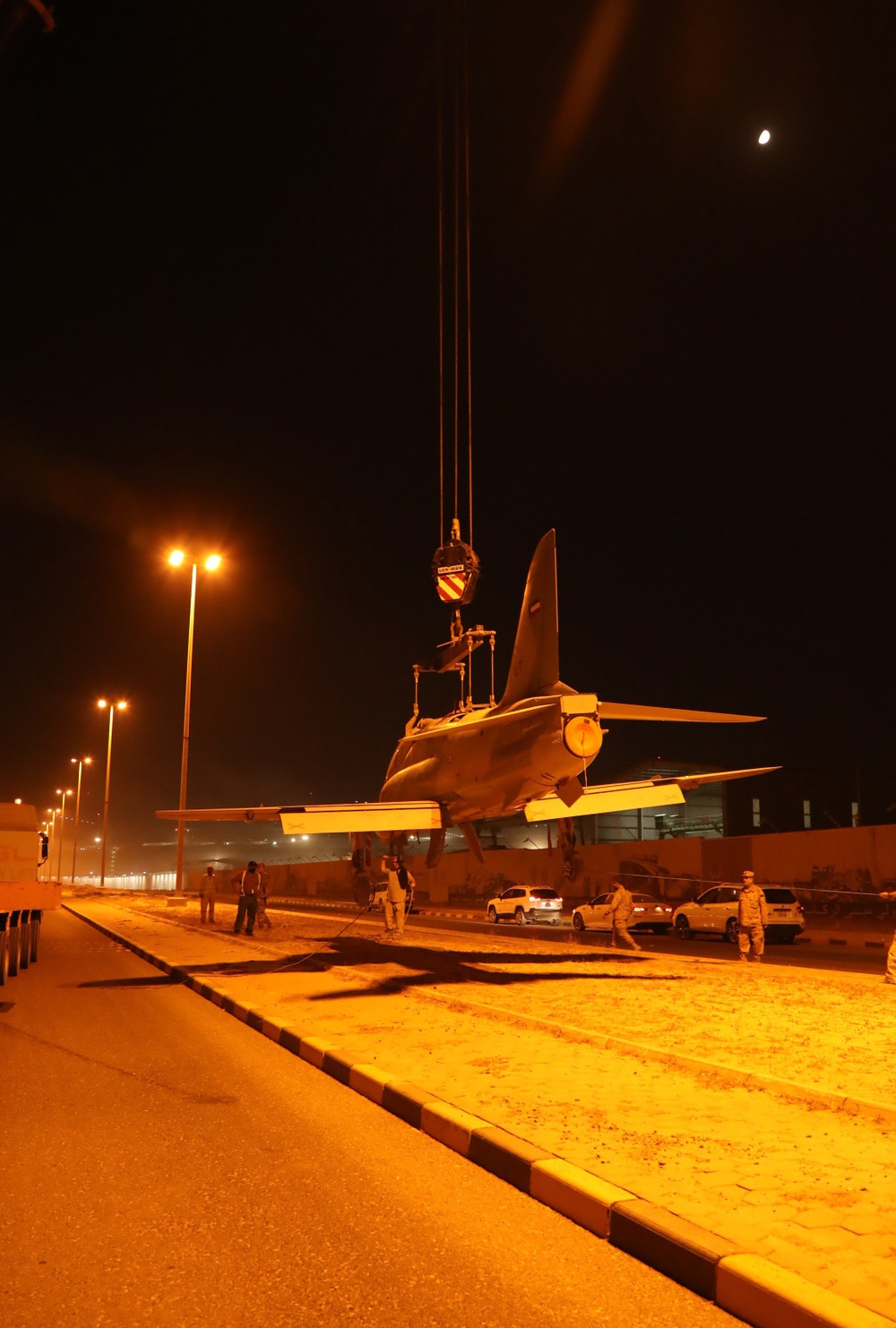 419th MCB Oversee Movement of Static Display Planes