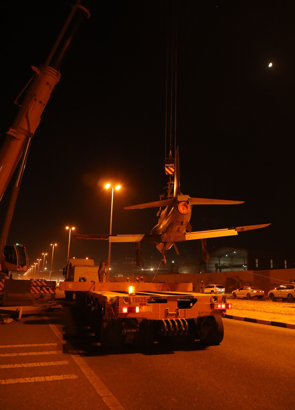 419th MCB Oversee Movement of Static Display Planes