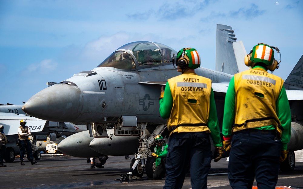 USS Carl Vinson (CVN 70) CO Conducts Flight Operations as part of MPX 2021
