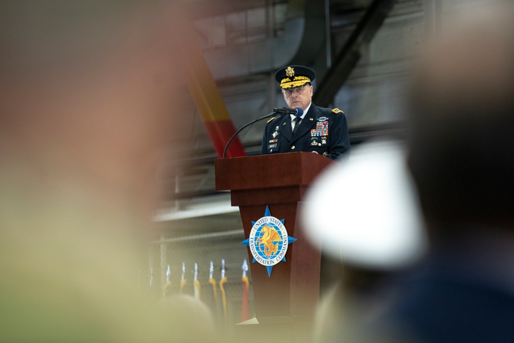 U.S. Transportation Command Holds Change of Command