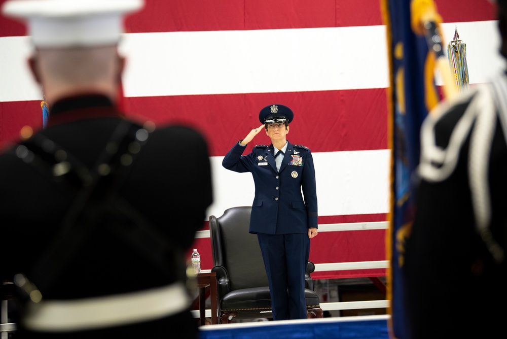 U.S. Transportation Command Holds Change of Command