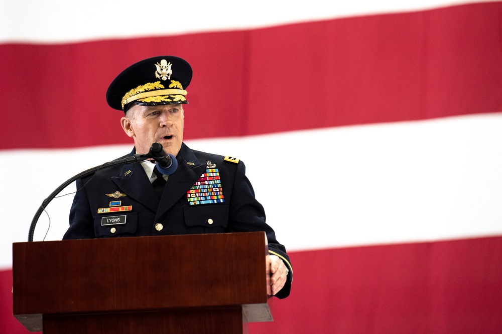 U.S. Transportation Command Holds Change of Command