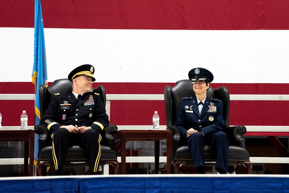 U.S. Transportation Command Holds Change of Command