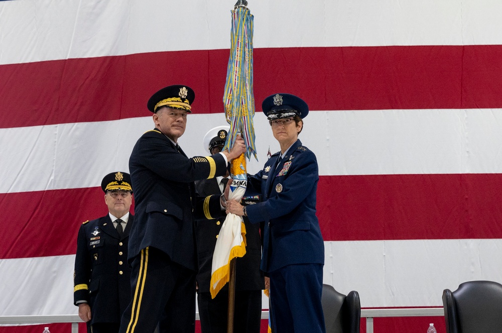 U.S. Transportation Command Holds Change of Command