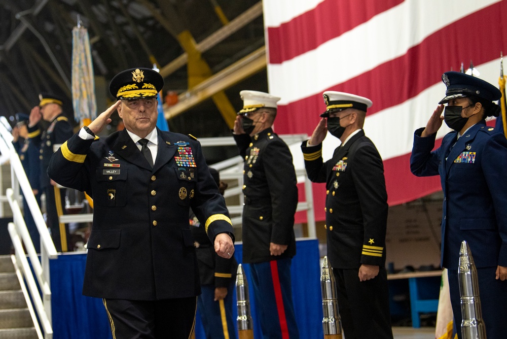 U.S. Transportation Command Holds Change of Command