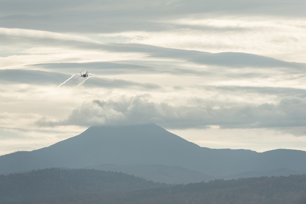 Vt. F-35s Fly Into Autumn