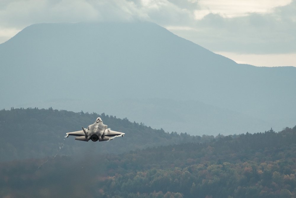 Vt. F-35s Fly Into Autumn