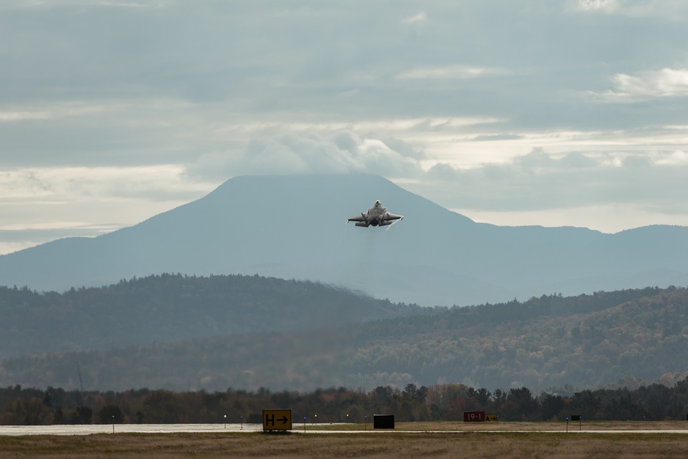 Vt. F-35s Fly Into Autumn