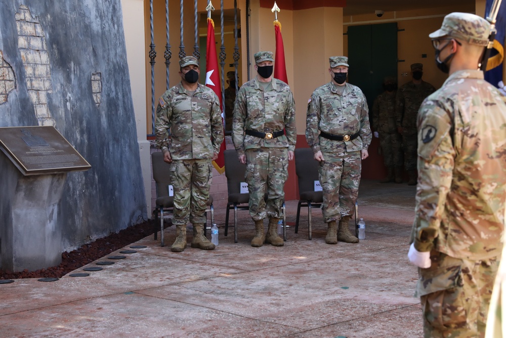 Col. Carlos Caceres assumes command of the Caribbean Geographic Command