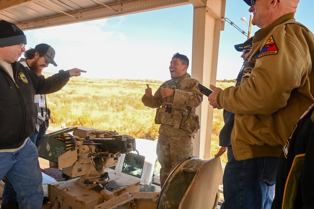 U.S. Army Brotherhood of Tankers (USABOT) visits 3ABCT/4ID gunnery during their annual home coming at Fort Carson, Colorado Oct. 15, 2021.