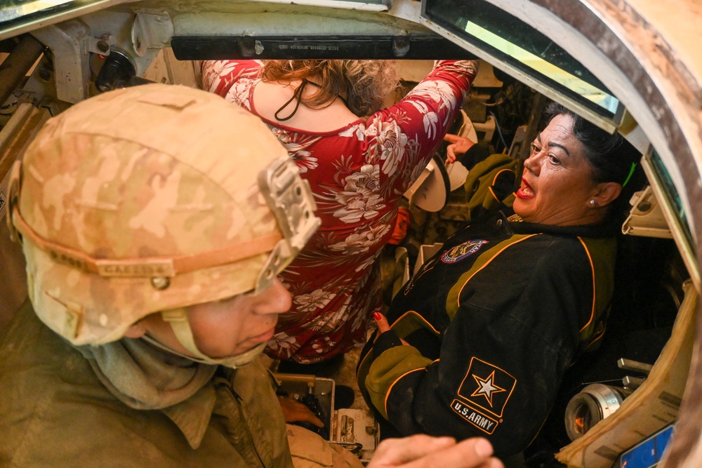 U.S. Army Brotherhood of Tankers (USABOT) visits 3ABCT/4ID gunnery during their annual home coming at Fort Carson, Colorado Oct. 15, 2021.