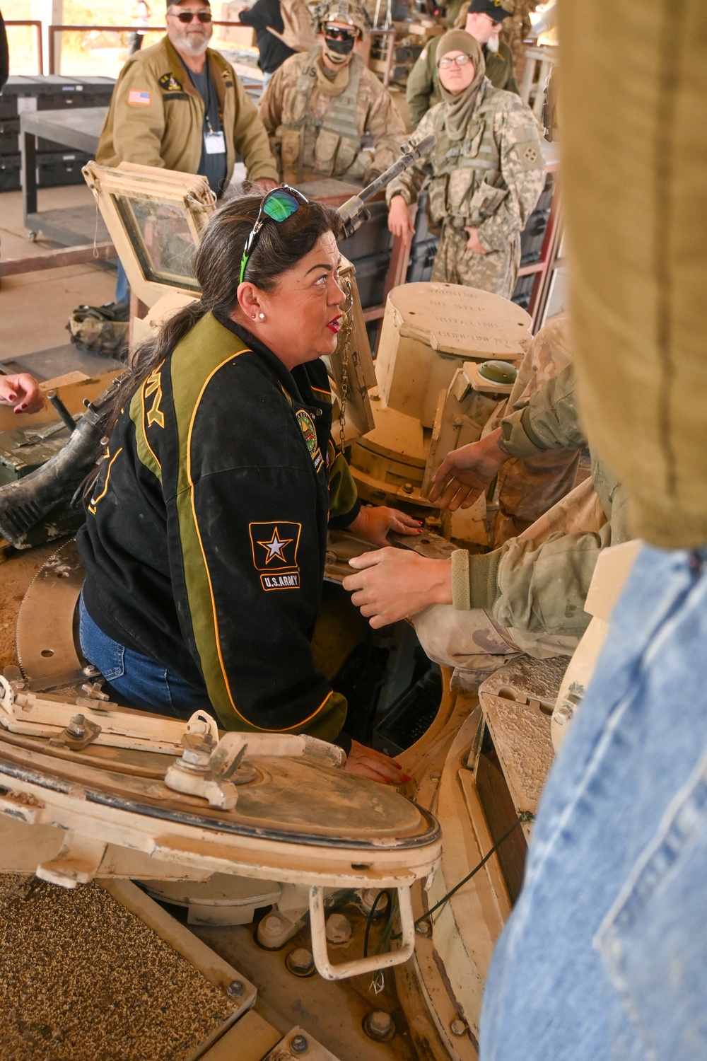 U.S. Army Brotherhood of Tankers (USABOT) visits 3ABCT/4ID gunnery during their annual home coming at Fort Carson, Colorado Oct. 15, 2021.