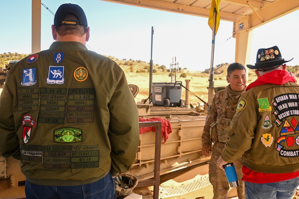 U.S. Army Brotherhood of Tankers (USABOT) visits 3ABCT/4ID gunnery during their annual home coming at Fort Carson, Colorado Oct. 15, 2021.