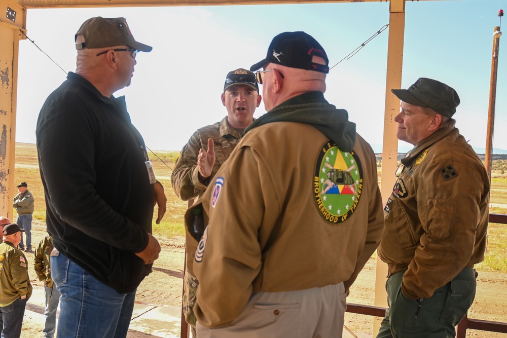 U.S. Army Brotherhood of Tankers (USABOT) visits 3ABCT/4ID gunnery during their annual home coming at Fort Carson, Colorado Oct. 15, 2021.