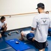 Guam's 624th Regional Support Group members participate in FY22 Fit to Fight Program at the Coral Reef Fitness Center, Andersen Air Force Base, Oct. 16, 2021.