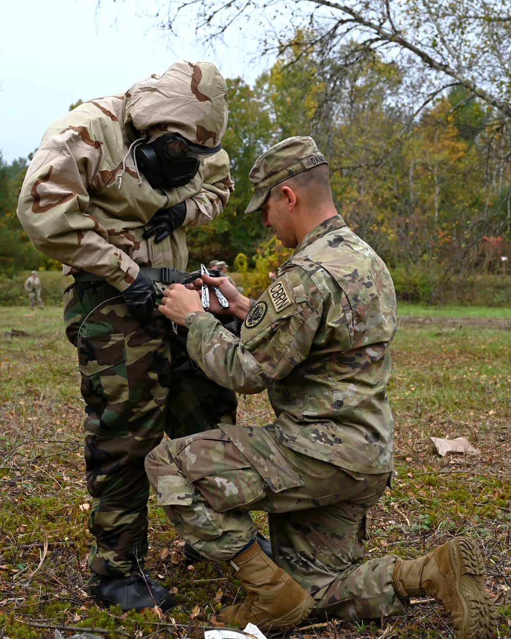 200 NH Guardsmen bivouac along the banks of the Pemi for 4-day field exercise