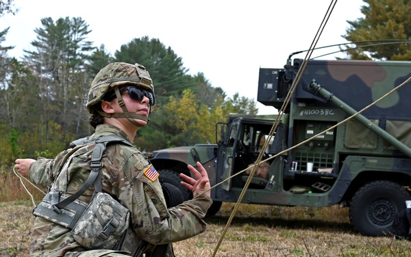 200 NH Guardsmen bivouac along the banks of the Pemi for 4-day field exercise